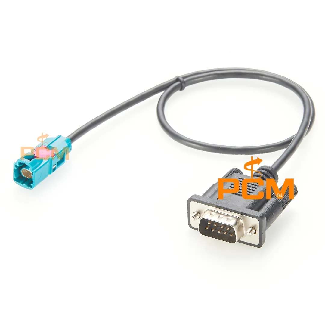 H-MTD Z Pou DB9 RS232 Connector Fakra Kab Pou Ethernet otomobil