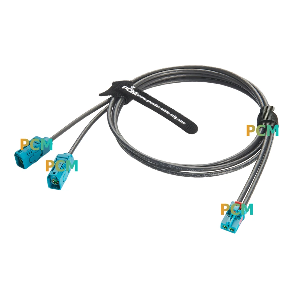 Dual Port Mini Fakra To 2 Fakra RF Cable