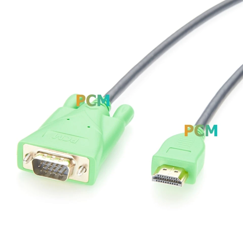 HDMI To VGA Male To Male Cable For Computer