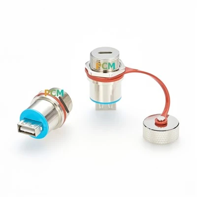 Kalite C 3.1 IP68 USB C nan yon Connector