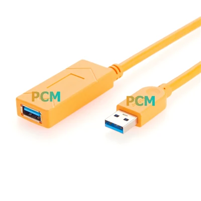 USB 3.0 aktif Repeater kab ak USB-C livrezon pouvwa