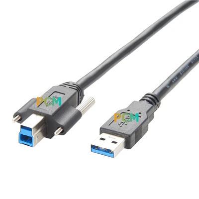 USB 3.0 Vizyon Kab Asanble A a B ak Thumbscrews